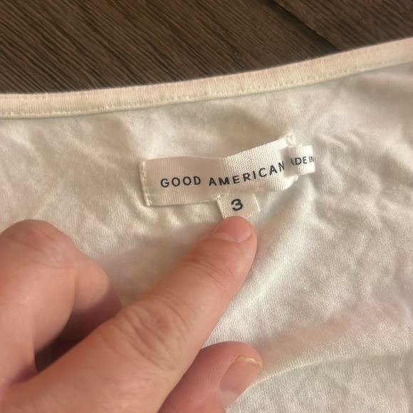 Good American Good Touch Wrap Top - Picture 6 of 6